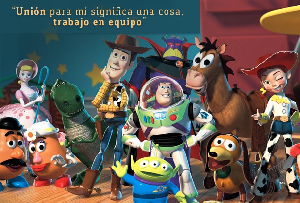 Unión para mi significa una cosa, trabajo en equipo